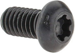 Camcar - 5/16-18 UNC Torx Plus Drive, Button Screw - Alloy Steel, Black Oxide Finish, Fully Threaded, 5/8" Length Under Head - Exact Tool & Supply