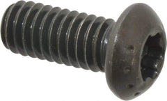 Camcar - 5/16-18 UNC Torx Plus Drive, Button Screw - Alloy Steel, Black Oxide Finish, Fully Threaded, 3/4" Length Under Head - Exact Tool & Supply