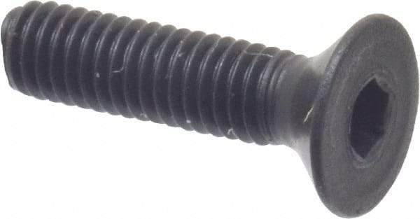 Holo-Krome - M3x0.50 Metric Coarse Hex Socket Drive, 90° Flat Screw - Grade 12.9 Alloy Steel, Black Oxide Finish, 12mm OAL - Exact Tool & Supply