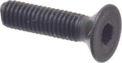 Holo-Krome - M3x0.50 Metric Coarse Hex Socket Drive, 90° Flat Screw - Grade 12.9 Alloy Steel, Black Oxide Finish, 12mm OAL - Exact Tool & Supply