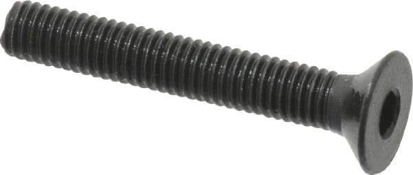 Holo-Krome - M3x0.50 Metric Coarse Hex Socket Drive, 90° Flat Screw - Grade 12.9 Alloy Steel, Black Oxide Finish, 20mm OAL - Exact Tool & Supply