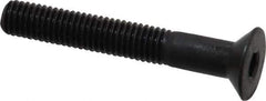 Holo-Krome - M5x0.80 Metric Coarse Hex Socket Drive, 90° Flat Screw - Grade 12.9 Alloy Steel, Black Oxide Finish, Fully Threaded, 35mm OAL - Exact Tool & Supply