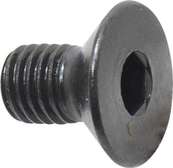 Holo-Krome - M12x1.75 Metric Coarse Hex Socket Drive, 90° Flat Screw - Grade 12.9 Alloy Steel, Black Oxide Finish, Fully Threaded, 20mm OAL - Exact Tool & Supply