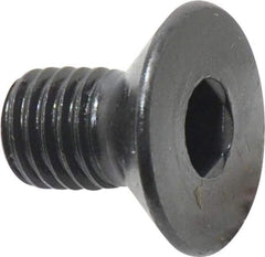 Holo-Krome - M12x1.75 Metric Coarse Hex Socket Drive, 90° Flat Screw - Grade 12.9 Alloy Steel, Black Oxide Finish, Fully Threaded, 20mm OAL - Exact Tool & Supply