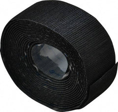VELCRO Brand - 2" Wide x 5 Yd Long Adhesive Backed Hook Roll - Continuous Roll, Black - Exact Tool & Supply