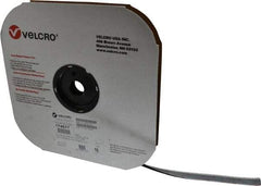 VELCRO Brand - 5/8" Wide x 10 Yd Long Adhesive Backed Loop Roll - Continuous Roll, Black - Exact Tool & Supply