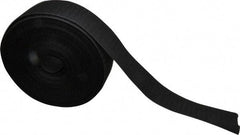 VELCRO Brand - 2" Wide x 10 Yd Long Sew On Hook & Loop Roll - Continuous Roll, Black - Exact Tool & Supply