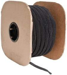 VELCRO Brand - 900 Piece 3/4" Wide x 8" Piece Length, Self Fastening Tie/Strap Hook & Loop Strap - Perforated/Pieces Roll, Black - Exact Tool & Supply