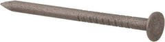 Made in USA - 3D, 14 Gauge, 1-1/4" OAL Common Nails - Smooth Shank, 18-8 Stainless Steel - Exact Tool & Supply
