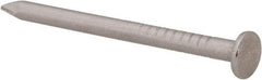 Made in USA - 4D, 14 Gauge, 1-1/2" OAL Common Nails - Smooth Shank, T304 Stainless Steel - Exact Tool & Supply