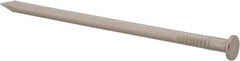 Made in USA - 16D, 8 Gauge, 3-1/2" OAL Common Nails - Smooth Shank, T304 Stainless Steel - Exact Tool & Supply