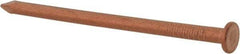 Made in USA - 8D, 10 Gauge, 2-1/2" OAL Common Nails - Smooth Shank, Copper - Exact Tool & Supply