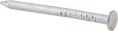 Made in USA - 2D, 15 Gauge, 1" OAL Common Nails - Smooth Shank, Aluminum - Exact Tool & Supply