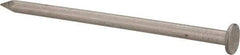 Made in USA - 10D, 9 Gauge, 3" OAL Common Nails - Smooth Shank, Aluminum - Exact Tool & Supply