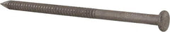 Made in USA - 20D, 6 Gauge, 4" OAL Common Nails - Ring Shank, 316 Stainless Steel - Exact Tool & Supply