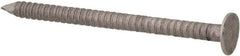 Made in USA - 3D, 14 Gauge, 1-1/4" OAL Common Nails - Ring Shank, 18-8 Stainless Steel - Exact Tool & Supply