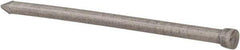 Made in USA - 4D, #15, 1-1/2" OAL Finishing Nails - Smooth Shank, 18-8 Stainless Steel - Exact Tool & Supply