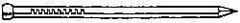 Value Collection - 16D, 11 Gauge, 3-1/2" OAL Finishing Nails - Smooth Shank, Grade 2 Steel, Galvanized Finish - Exact Tool & Supply