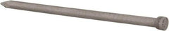 Made in USA - 6D, #13, 2" OAL Finishing Nails - Smooth Shank, 18-8 Stainless Steel - Exact Tool & Supply