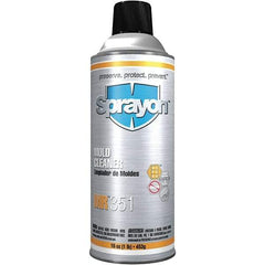 Sprayon - 16 Ounce Aerosol Can, Clear, Mold Cleaner - Exact Tool & Supply