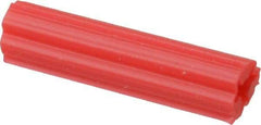 Value Collection - 15/64" Diam, 15/64" Drill, 1" OAL, Plug Concrete Anchor - Plastic - Exact Tool & Supply