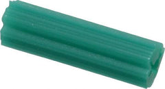 Value Collection - 1/4" Diam, 1/4" Drill, 1" OAL, Plug Concrete Anchor - Plastic - Exact Tool & Supply
