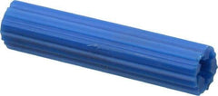 Value Collection - 5/16" Diam, 5/16" Drill, 1-1/2" OAL, 1-1/8" Min Embedment Plug Concrete Anchor - Plastic - Exact Tool & Supply