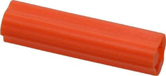 Value Collection - 3/8" Diam, 3/8" Drill, 1-1/2" OAL, 1-1/8" Min Embedment Plug Concrete Anchor - Plastic - Exact Tool & Supply