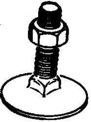 Value Collection - 5/16-18, 1" OAL, 1-3/16" Head Diam, Stainless Steel Elevator Bolt - Flat Head, UNC Thread, Grade 18-8 - Exact Tool & Supply