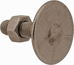 Value Collection - 5/16-18, 1-1/4" OAL, 1-3/16" Head Diam, Stainless Steel Elevator Bolt - Flat Head, UNC Thread, Grade 18-8 - Exact Tool & Supply