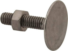 Value Collection - 5/16-18, 1-1/2" OAL, 1-3/16" Head Diam, Stainless Steel Elevator Bolt - Flat Head, UNC Thread, Grade 18-8 - Exact Tool & Supply