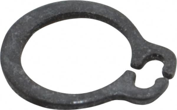 Rotor Clip - 24mm Shaft Diam, 22.9mm Groove Diam, Spring Steel Metric External SH Style Retaining Ring - Exact Tool & Supply