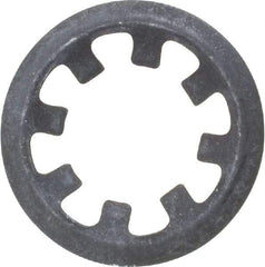 Rotor Clip - 5/16" Shaft Diam, Phosphate Steel, Self Locking External Retaining Rings - 0.015" Ring Thickness, Grade 1060-1090 - Exact Tool & Supply