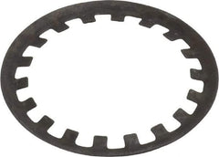 Rotor Clip - 1" Shaft Diam, Phosphate Steel, Self Locking External Retaining Rings - 0.015" Ring Thickness, Grade 1060-1090 - Exact Tool & Supply