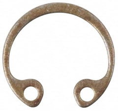 Rotor Clip - 13/16" Bore Diam, Spring Steel Internal Snap Retaining Ring - Exact Tool & Supply