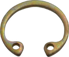 Rotor Clip - 29/64" Bore Diam, Spring Steel Internal Snap Retaining Ring - Exact Tool & Supply