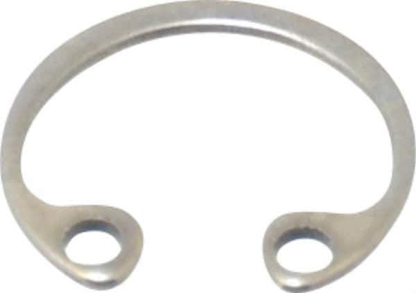 Rotor Clip - 0.015" Thick, Stainless Steel Snap Internal Retaining Ring - 0.02" Groove Width, 0.009" Groove Depth, 0.268" Groove Diam, Grade 15-7 Grade 632 - Exact Tool & Supply