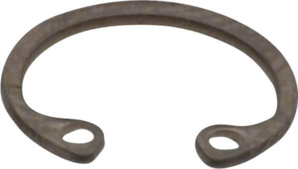Rotor Clip - 0.025" Thick, Stainless Steel Snap Internal Retaining Ring - 0.029" Groove Width, 0.011" Groove Depth, 0.397" Groove Diam, Grade 15-7 Grade 632 - Exact Tool & Supply