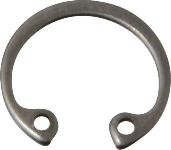 Rotor Clip - 0.025" Thick, Stainless Steel Snap Internal Retaining Ring - 0.029" Groove Width, 0.012" Groove Depth, 0.461" Groove Diam, Grade 15-7 Grade 632 - Exact Tool & Supply