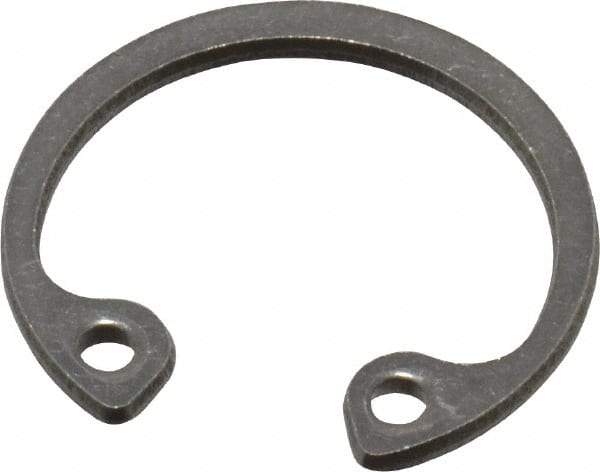 Rotor Clip - 0.035" Thick, Stainless Steel Snap Internal Retaining Ring - 0.039" Groove Width, 0.015" Groove Depth, 0.53" Groove Diam, Grade 15-7 Grade 632 - Exact Tool & Supply
