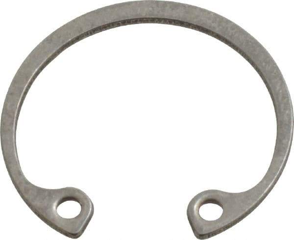 Rotor Clip - 0.035" Thick, Stainless Steel Snap Internal Retaining Ring - 0.039" Groove Width, 0.023" Groove Depth, 0.796" Groove Diam, Grade 15-7 Grade 632 - Exact Tool & Supply