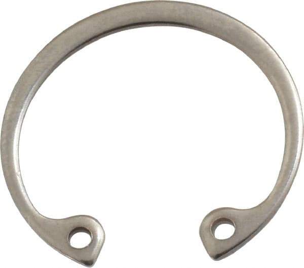 Rotor Clip - 0.042" Thick, Stainless Steel Snap Internal Retaining Ring - 0.046" Groove Width, 0.028" Groove Depth, 0.931" Groove Diam, Grade 15-7 Grade 632 - Exact Tool & Supply