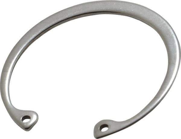 Rotor Clip - 0.062" Thick, Stainless Steel Snap Internal Retaining Ring - 0.068" Groove Width, 0.054" Groove Depth, 1.858" Groove Diam, Grade 15-7 Grade 632 - Exact Tool & Supply