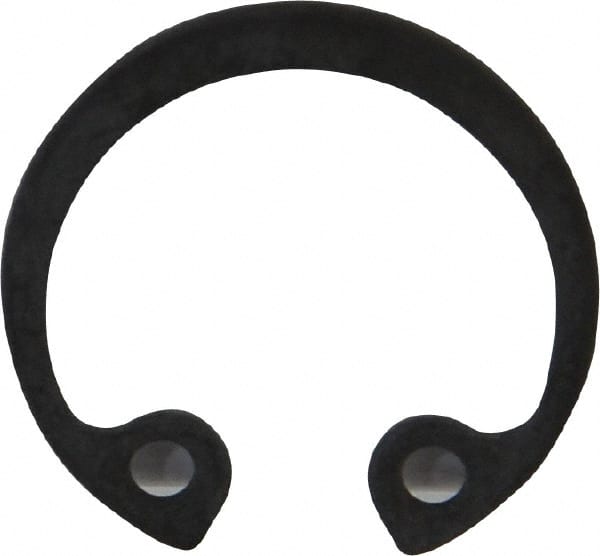 Rotor Clip - 60mm Bore Diam, Spring Steel Metric Internal Snap Retaining Ring - Exact Tool & Supply