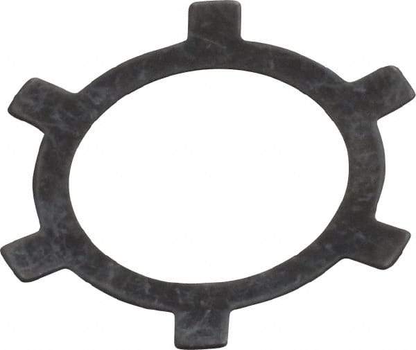 Rotor Clip - 0.01" Thick, Phosphate Finish, Steel Self Locking Internal Retaining Ring - Grade 1060-1090 - Exact Tool & Supply