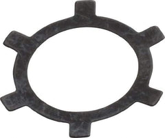 Rotor Clip - 0.01" Thick, Phosphate Finish, Steel Self Locking Internal Retaining Ring - Grade 1060-1090 - Exact Tool & Supply