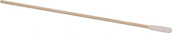 Puritan - Soldering Foam Swab - 6" Long, Wood/ Foam, 11/16" Tip, 6" Handle, 3/32" Handle Diam, Wood Handle - Exact Tool & Supply