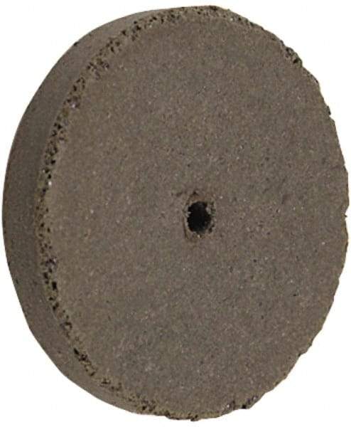 Cratex - 7/8" Diam x 1/8" Hole x 3/16" Thick, Surface Grinding Wheel - Medium Grade - Exact Tool & Supply