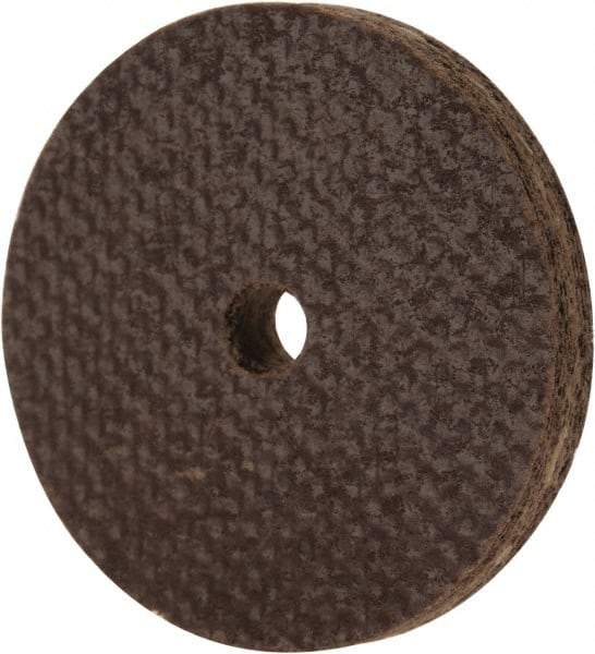 Cratex - 1" Diam x 1/8" Hole x 1/8" Thick, 54 Grit Surface Grinding Wheel - Aluminum Oxide, Type 1, Coarse Grade, 54,240 Max RPM, No Recess - Exact Tool & Supply