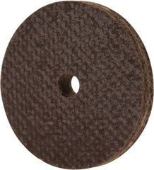 Cratex - 1" Diam x 1/8" Hole x 1/8" Thick, 54 Grit Surface Grinding Wheel - Aluminum Oxide, Type 1, Coarse Grade, 54,240 Max RPM, No Recess - Exact Tool & Supply